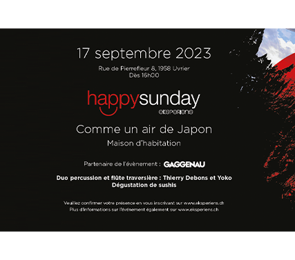 Happy Sunday - Visite particulière